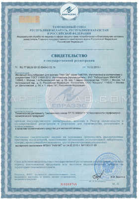 Titan Gel сертификат в Мангалии
